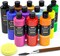 Acrylic Paint, 24 Colors Acrylic Paint Bottle Set, 250Ml/8.45Oz Each, Rich Pigments, High Viscosity, Bulk Paint for Artists, Beginners and Kids Painting on Rocks Crafts Canvas Wood Ceramic